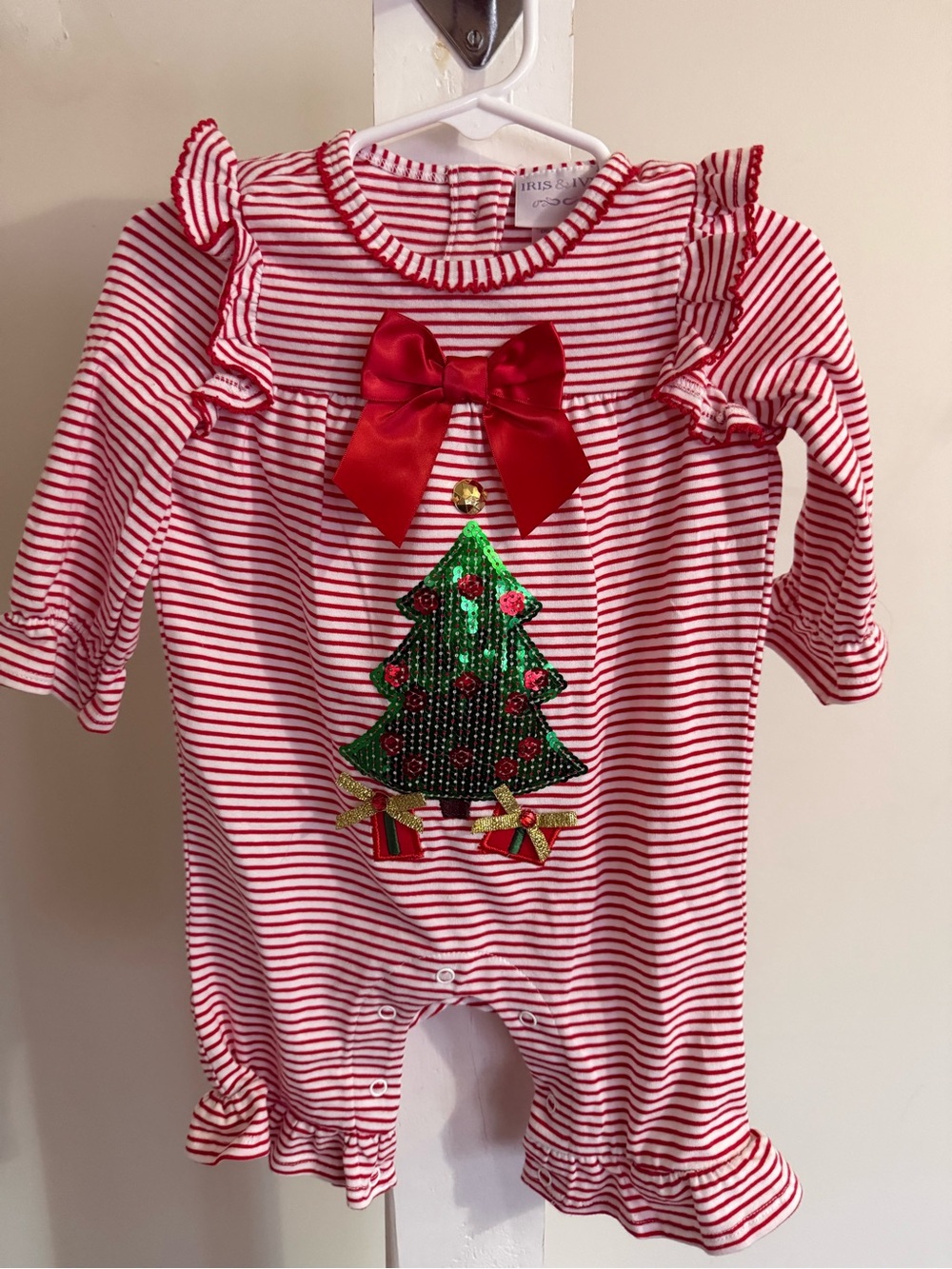Iris & Ivy Christmas Romper